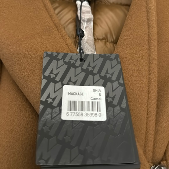 MACKAGE SHIA Camel S - Brand New 2 in 1 Ladies Wool Coat - Picture 5 of 7